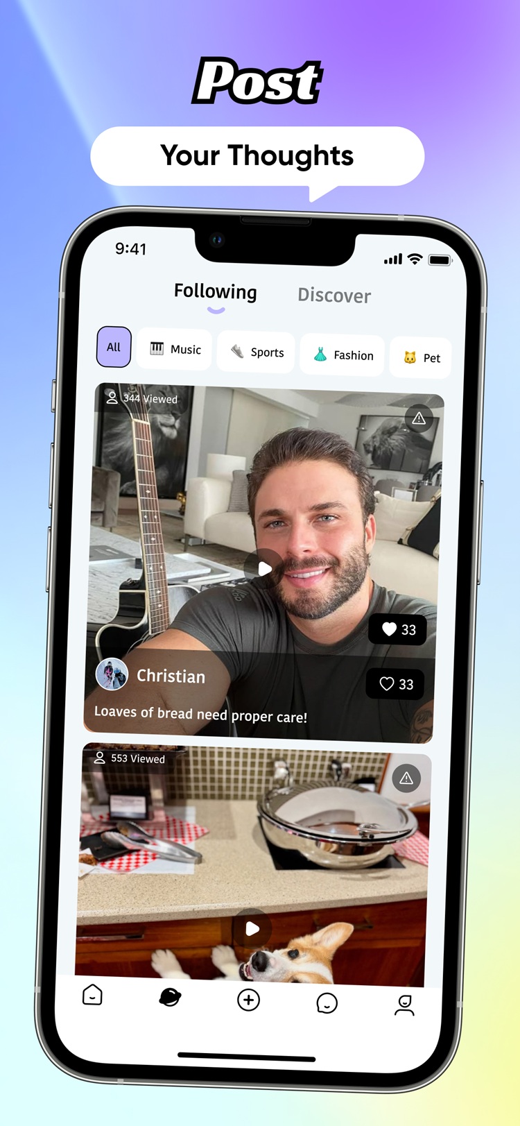 Creating social groups in the app